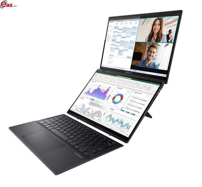 Asus ZenBook Duo OLED UX8406MA PZ142W | Intel&#174; Core™ Ultra 9 185H | 32GB | 1TB SSD PCIe | Intel&#174; Arc™ Graphics | 2 LCD 14 inch 3K OLED 120Hz | Win 11 | IR Camera | LED KEY | 0724